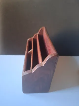 Organizador escritorio madera vintage