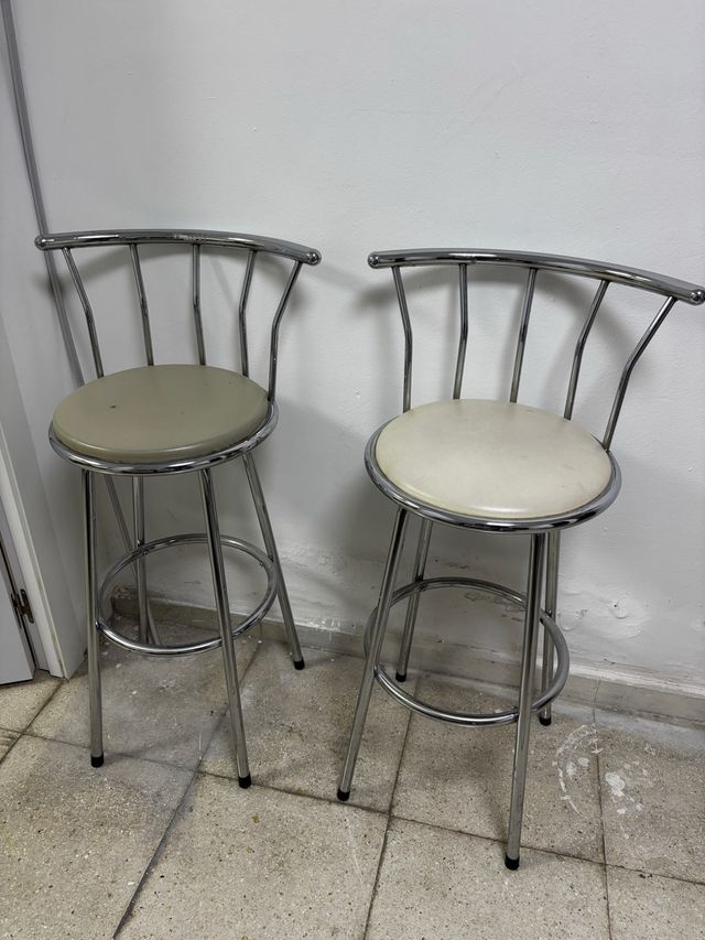 2 Banquetas Altas para Barra Cocina
