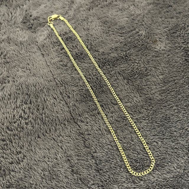 Cadena Cubana Oro Laminado 18K