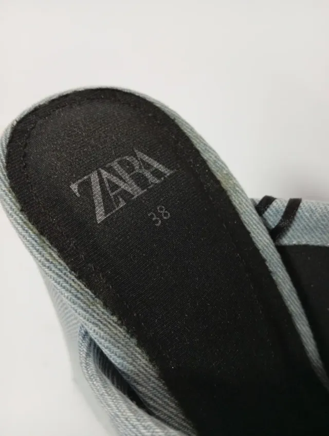 Zapatos de plataforma vaqueros