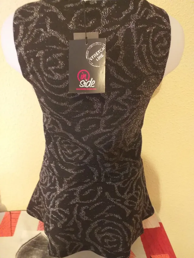 Camiseta tirantes fiesta mujer