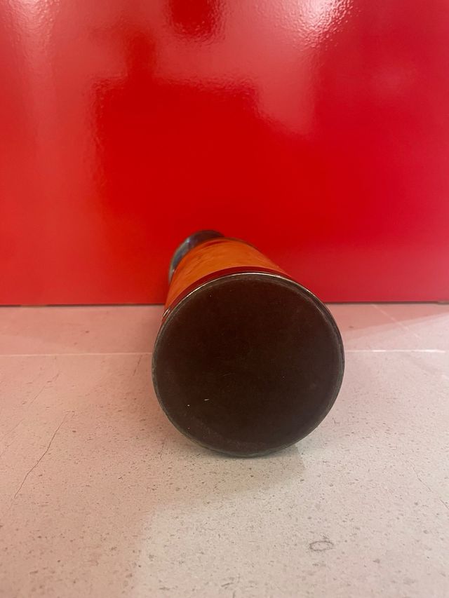 Jarra Termo Vintage de Latón, Alpaca y Carey.