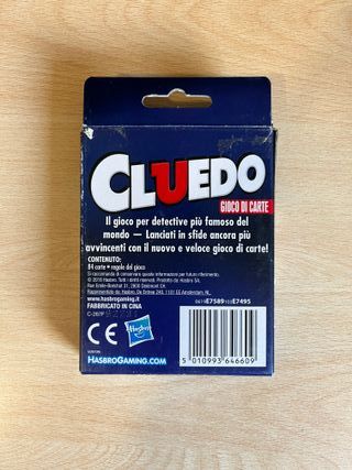 Cluedo Gioco di Carte Hasbro