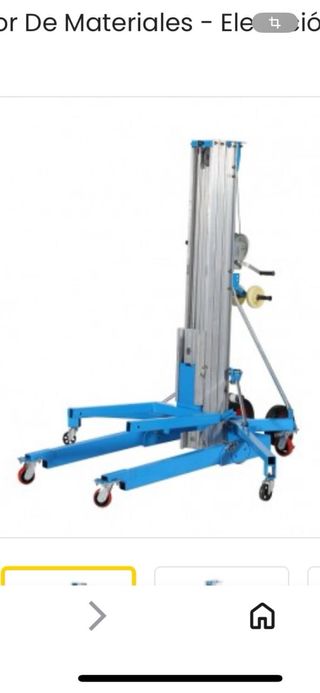 Máquina elevadora de materiales