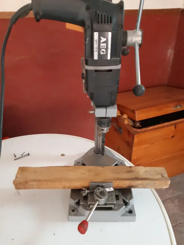 Supporto per trapano Wolfcraft