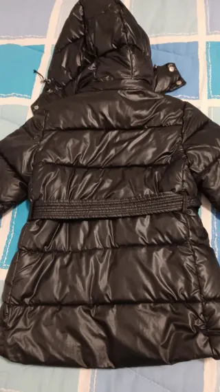 Cappotto imbottito bambina nero