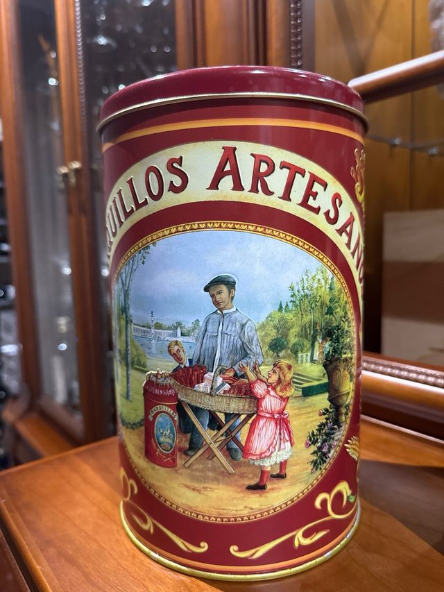 Latas vintage barquillos artesanos
