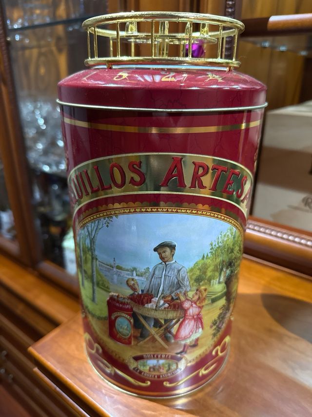 Latas vintage barquillos artesanos