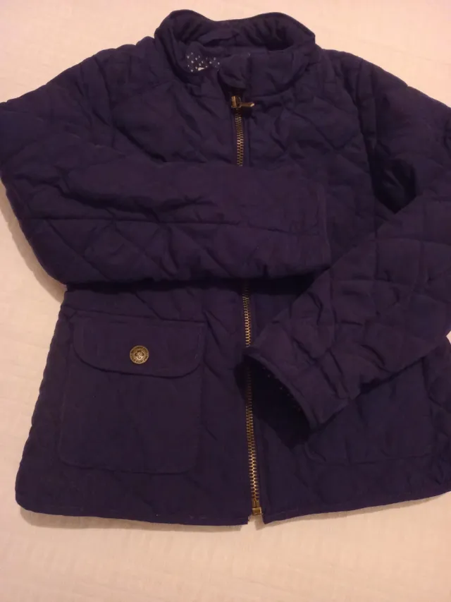 Chaquetón acolchado niña azul marino,4/5 años
