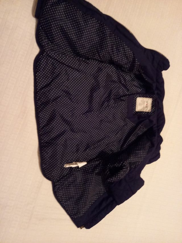 Chaquetón acolchado niña azul marino,4/5 años