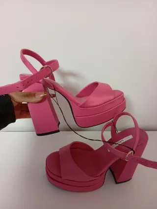 Zapatos de plataforma rosa