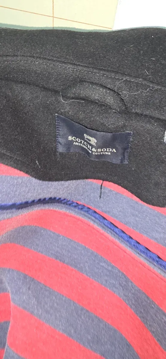 Giubbino Scotch & Soda grigio e rosso