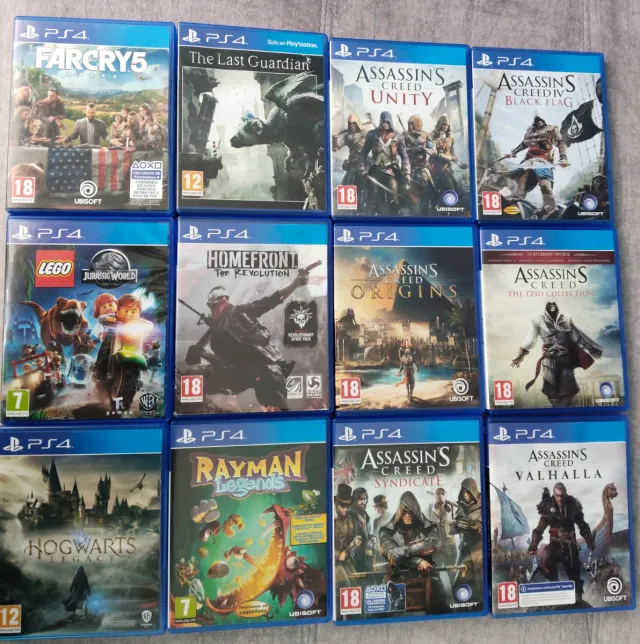 PS4 (PlayStation 4) Negra + Juegos