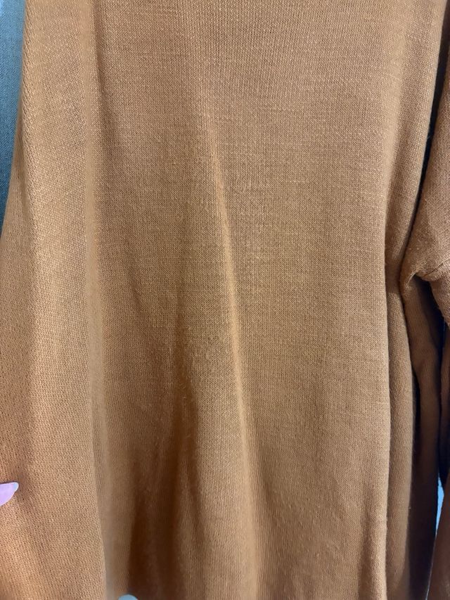 Jersey cuello alto marrón