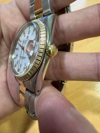 Rolex Date 15053 Acero y Oro