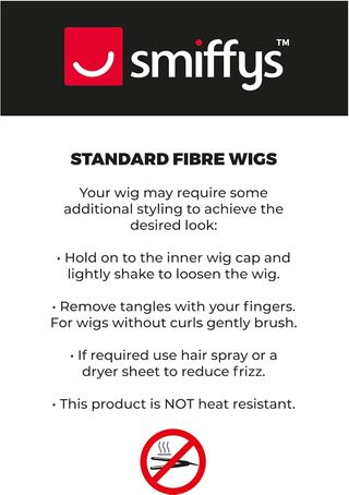 Peluca y bigote Mersey años 70 negro