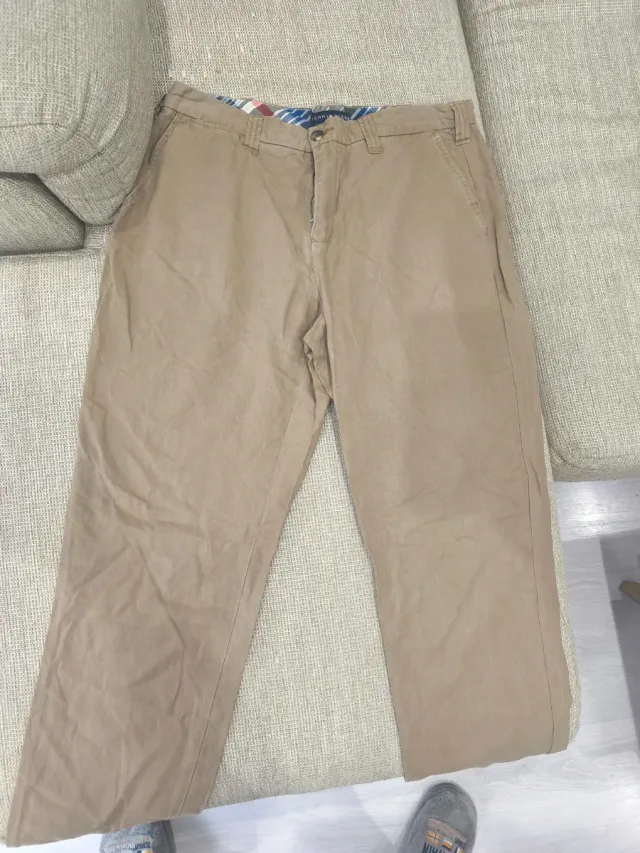Pantalón Chino Tommy Hilfiger Beige Uomo TAGLIA 38