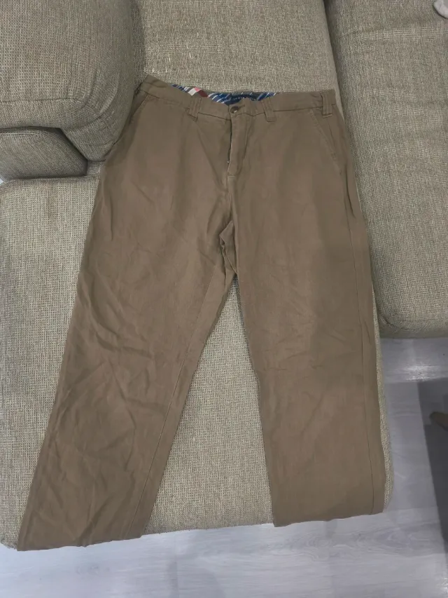 Pantalón Chino Tommy Hilfiger Beige Uomo TAGLIA 38