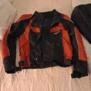 Chaqueta Moto Negra y Roja Talla M