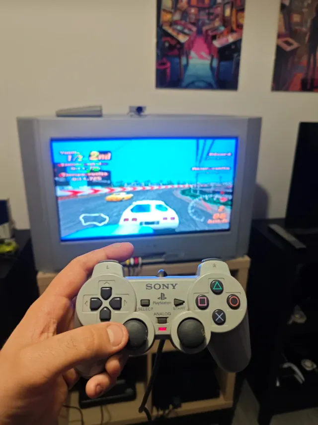 Controller PS1 Sony Grigio Originale