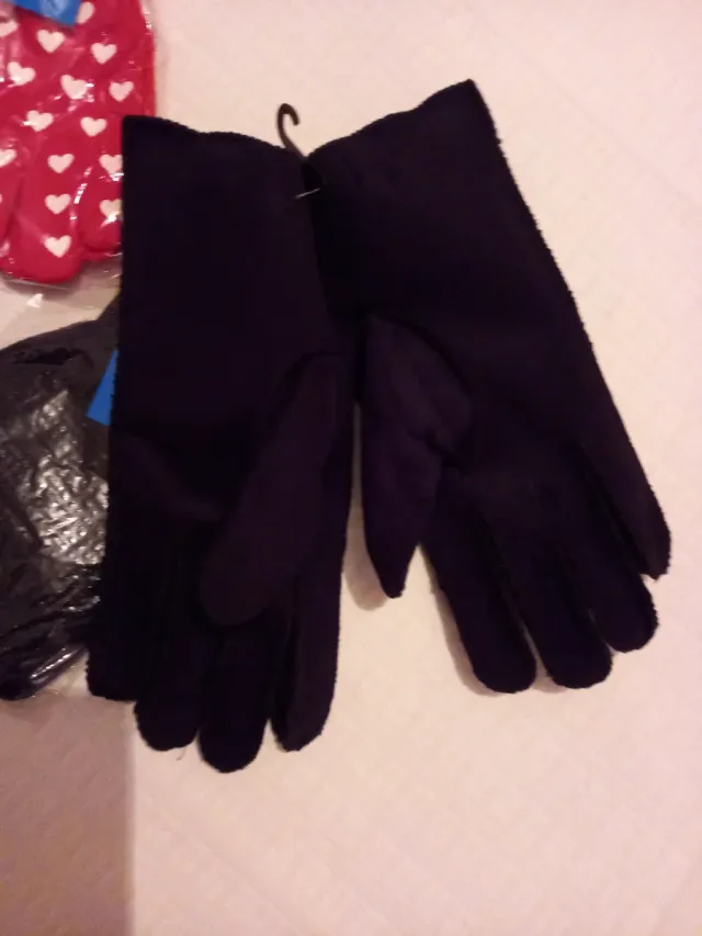 Lote 4 pares guantes lana