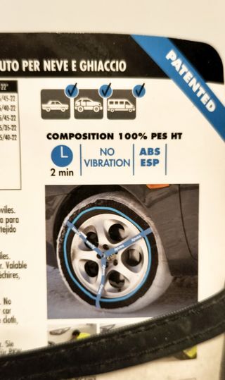 Cadenas textiles para nieve