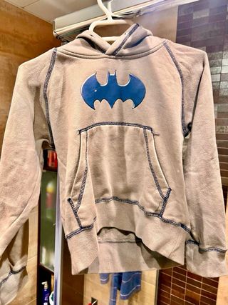 Sudadera niño/a Batman beige y azul