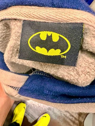 Sudadera niño/a Batman beige y azul