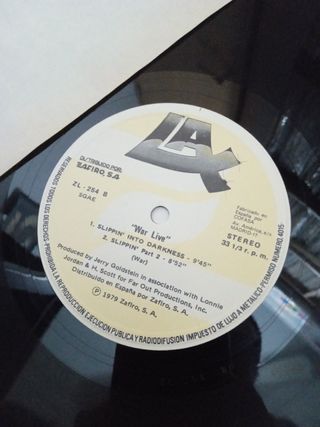 Doble Vinilo, WAR - LIVE Funk,soul