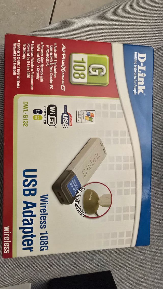 D-Link DWL-G132 Adattatore USB Wireless 108G