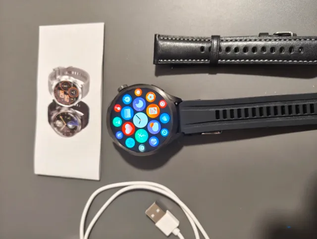 Smartwatch GPS Negro/Plata