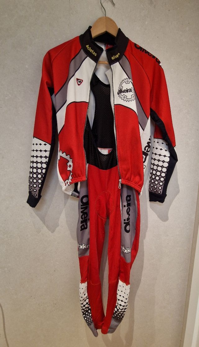 Conjunto ciclismo invierno térmico badana gel