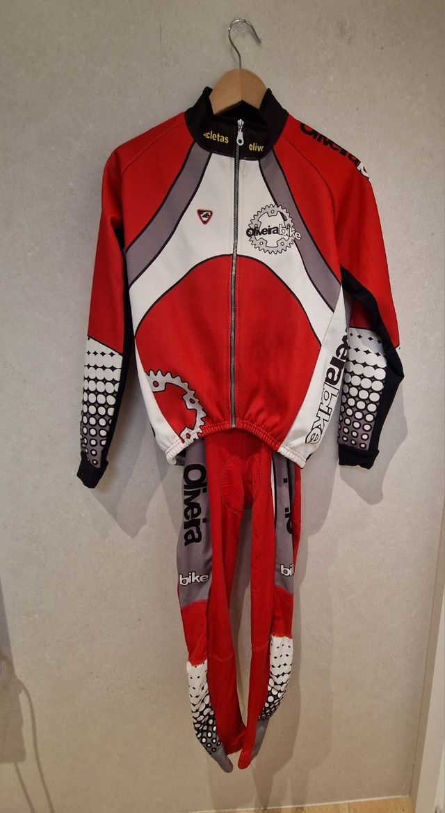 Conjunto ciclismo invierno térmico badana gel