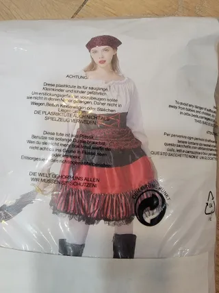Disfraz Pirata Talla S Mujer