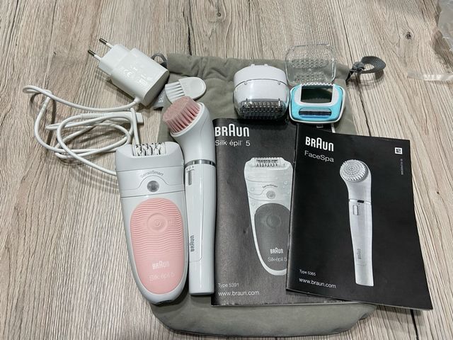 Depiladora Braun Silk-épil 5 con accesorios