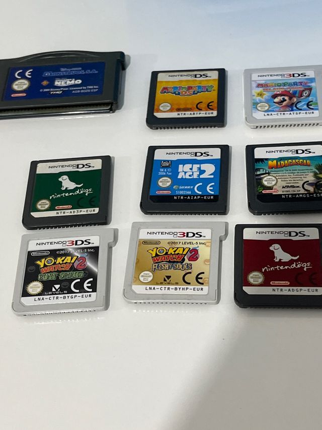 Lote 6 Cartuchos Nintendo DS/3DS