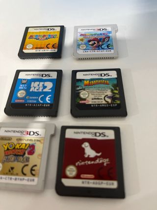 Lote 6 Cartuchos Nintendo DS/3DS