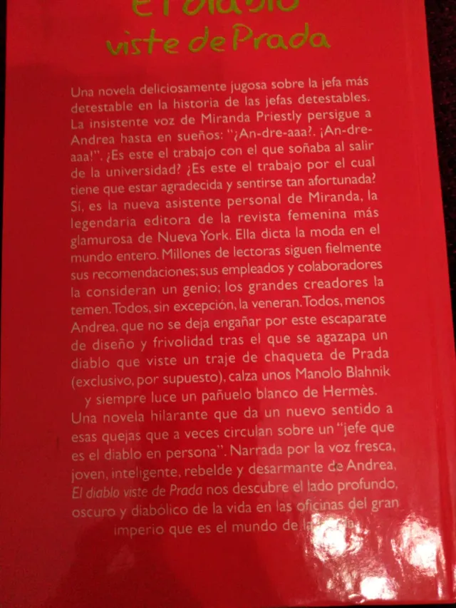 El Diablo viste de Prada