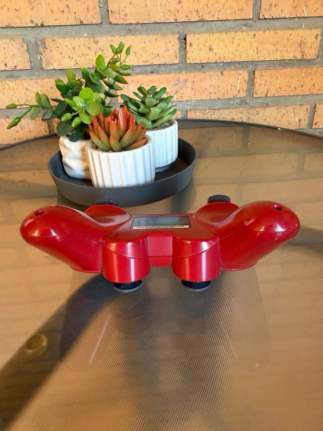 Controle PS3 vermelho