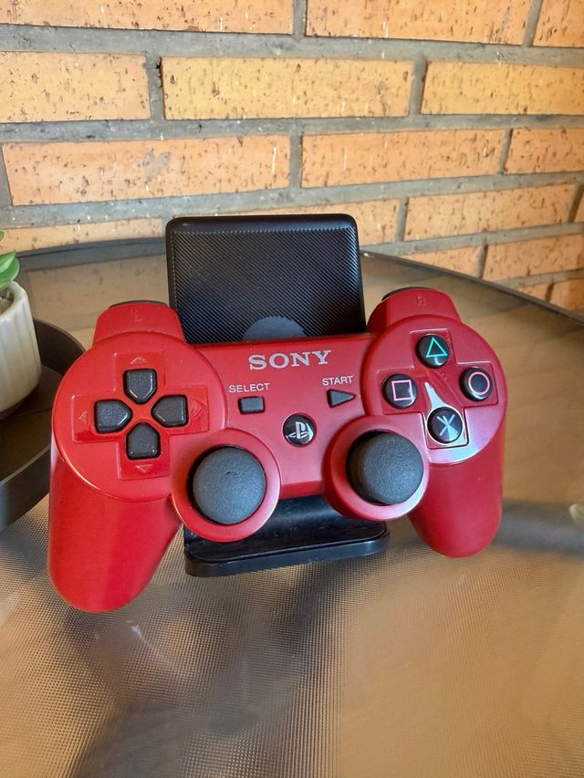 Controle PS3 vermelho