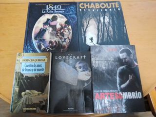 Rosa secreta+Plenilunio+Lovecraft+Quiroga+Garduño