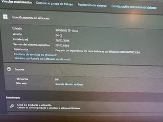 HP All-in-One 27-d1021ns Blanco