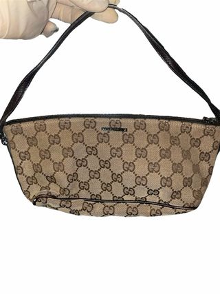 Borsa Gucci Monogram Beige/Marrone