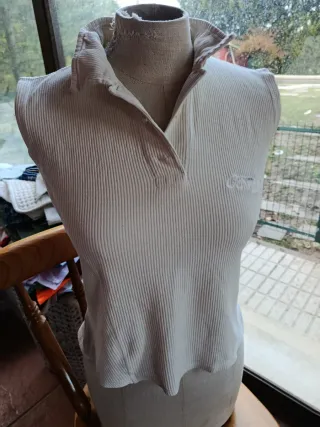 Polo Caroche sin mangas vintage