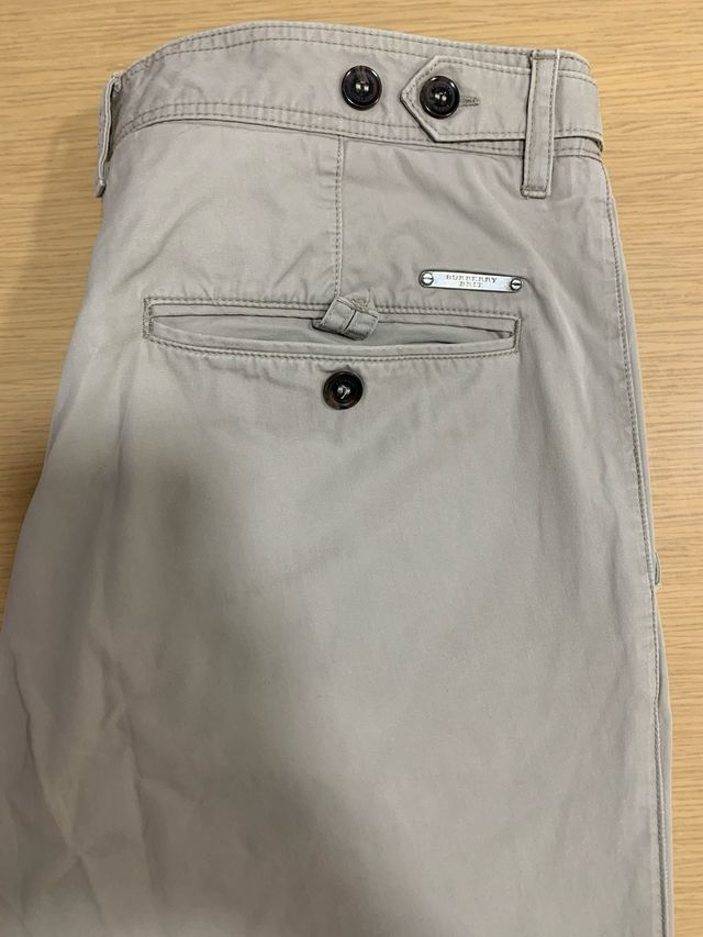 Chaqueta de cuero marrón hombre