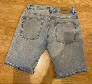 Pull&Bear Pantalones Cortos Vaqueros Azules