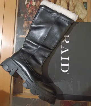 Botas Raid Negras Piel Sintética