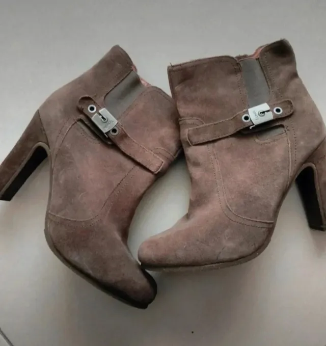 Stivaletti donna Scholl marroni