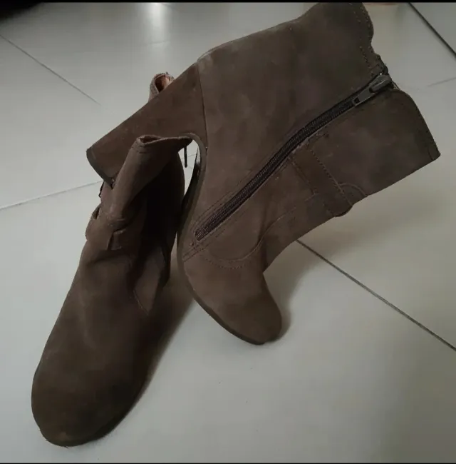 Stivaletti donna Scholl marroni