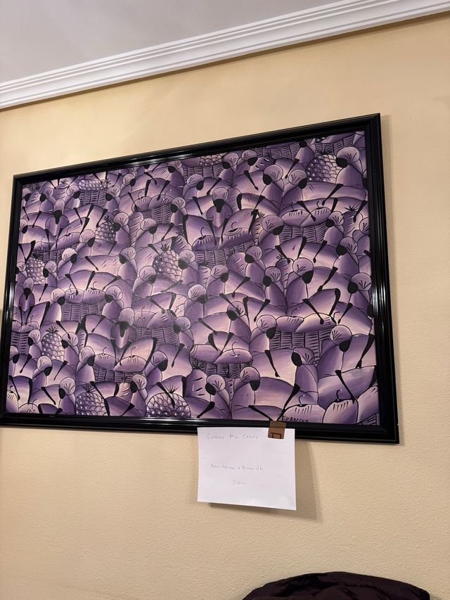 Cuadro República Dominicana Morado